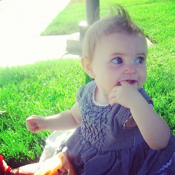 baby girl smiling instagram