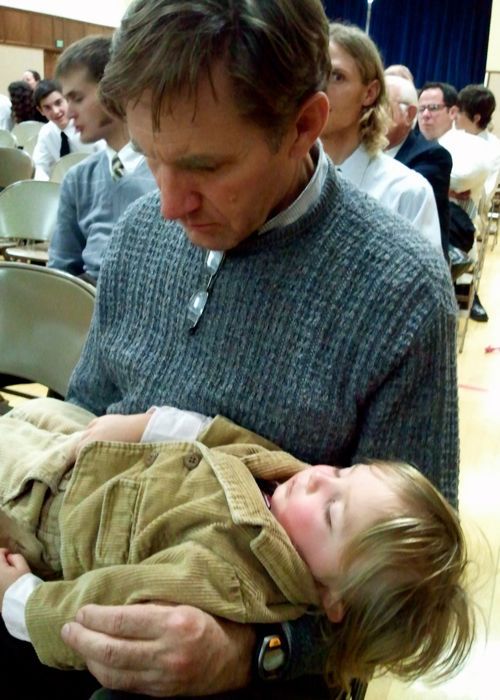 sleeping in church