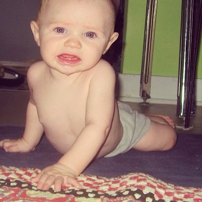 baby boy crawling instagram
