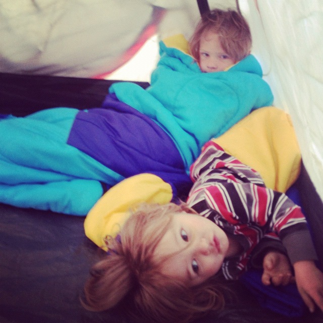 little boys in tent arches national park moab willow creek trail instagram