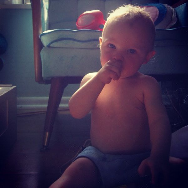baby boy sucking thumb instagram
