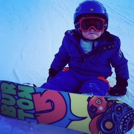 little boy snowboarding instagram