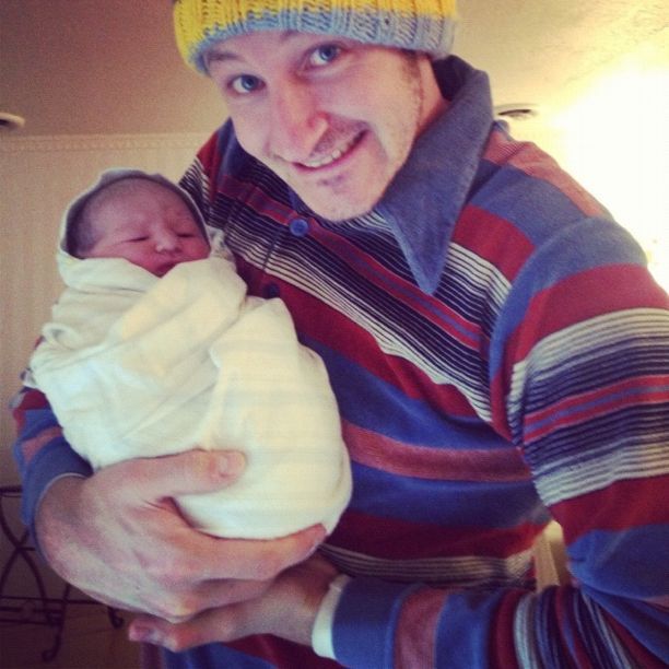 newborn baby dad instagram