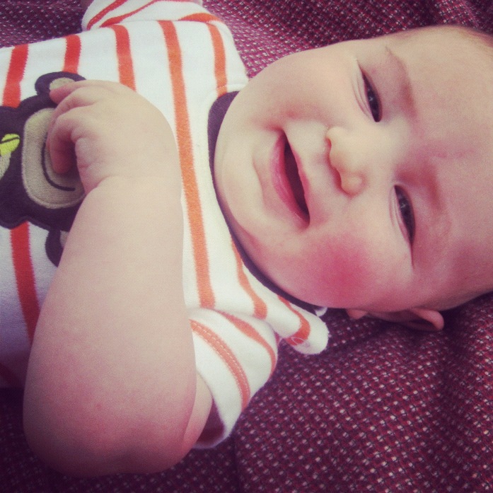 baby boy smiling instagram