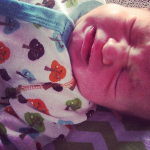 baby boy crying chevron instagram